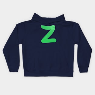 z Inspired Silhouette Kids Hoodie